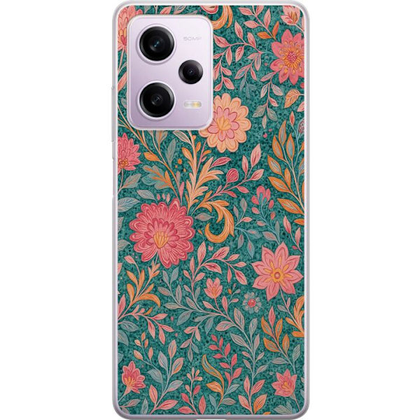 Xiaomi Redmi Note 12 Pro Gjennomsiktig deksel Floral Dream