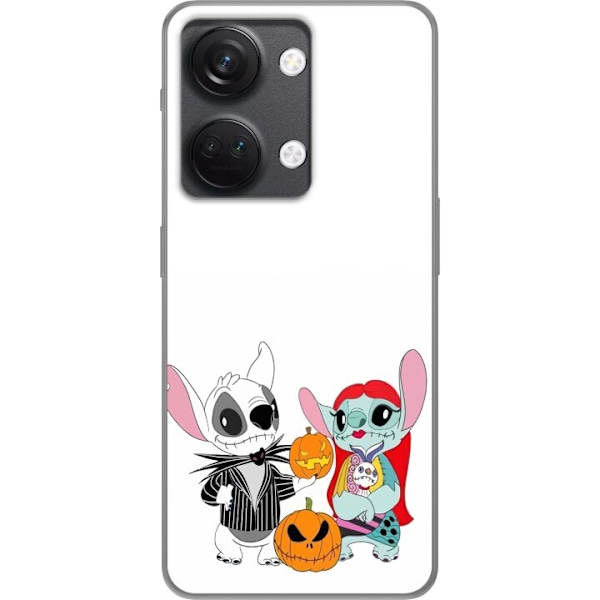 OnePlus Nord 3 Läpinäkyvä kuori Stitch perhe addams