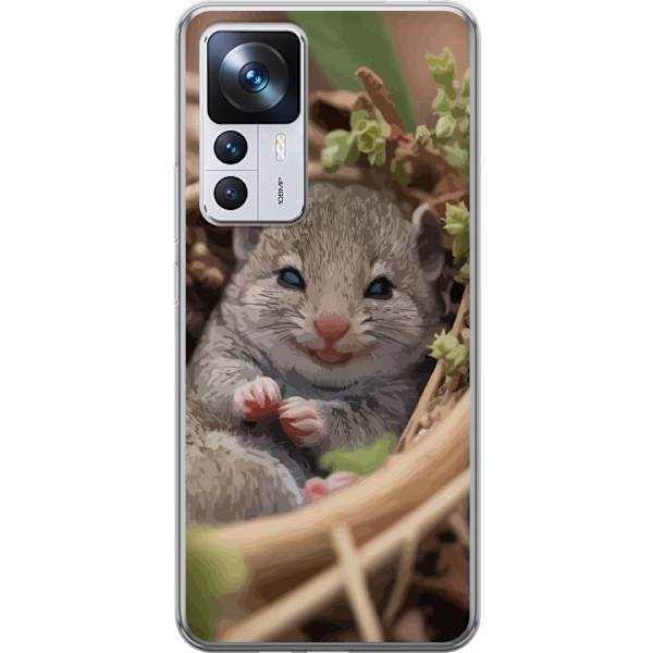 Xiaomi 12T Pro Gennemsigtig cover Rotte Smilende Dyremotiv By Motiv Urban Grafisk Design Populært Sjovt Motiv Kunstart Stil