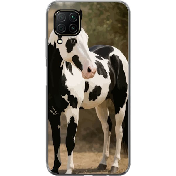 Huawei P40 lite Läpinäkyvä kuori Kaunis Hevonen - elegantti