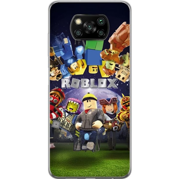 Xiaomi Poco X3 NFC Läpinäkyvä kuori Roblox Maailma - Pelaamisseikkailu Lapsille ja Nuorille