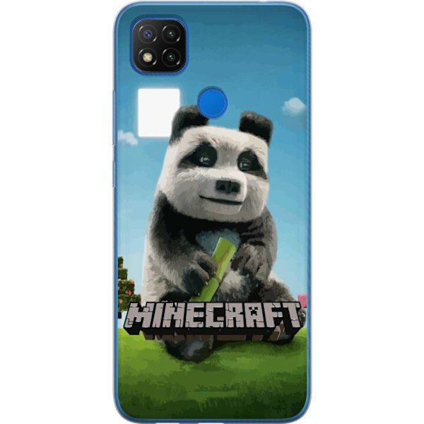 Xiaomi Redmi 9C NFC Genomskinligt Skal A Minecraft Movie