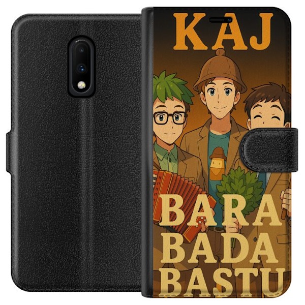 OnePlus 7 Plånboksfodral KAJ Bara bada bastu