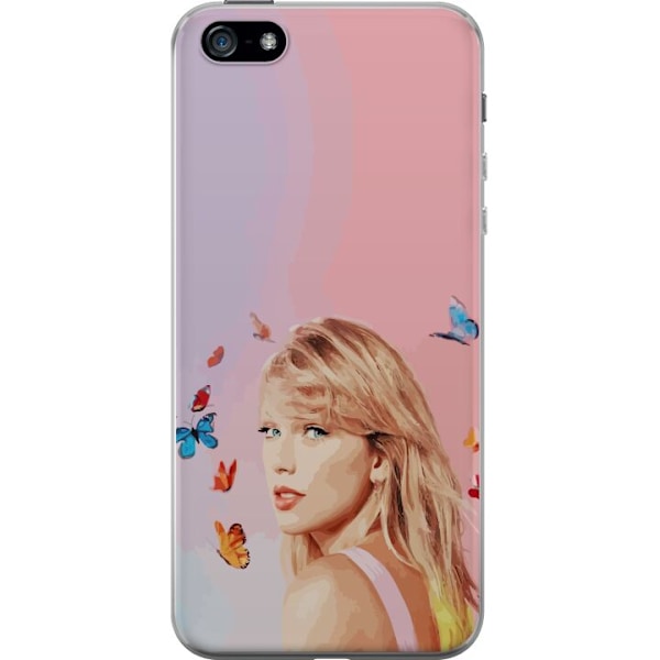 Apple iPhone 5 Läpinäkyvä kuori Taylor Swift Perhosia