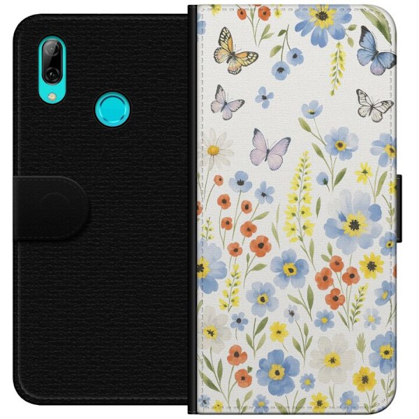 Huawei P smart 2019 Plånboksfodral Sommarblommor