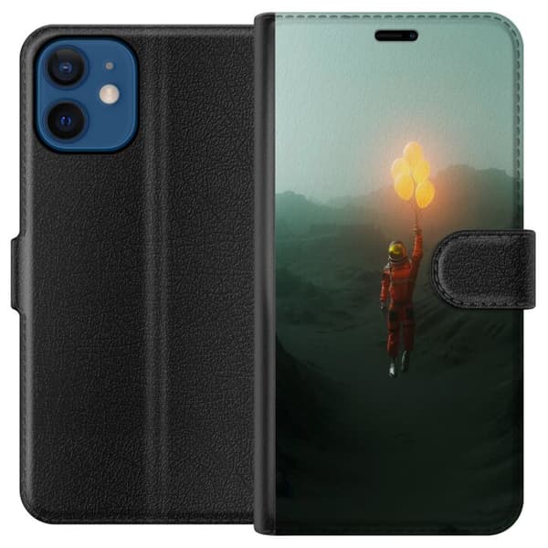 Kompatibelt Plånboksfodral till Apple iPhone 12 mini Retro Diamond flerfärgad