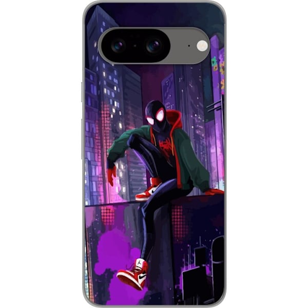 Google Pixel 8 Läpinäkyvä kuori Fortnite - Spider-Man