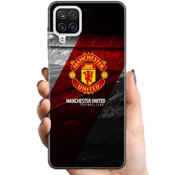 Samsung Galaxy A12 TPU Matkapuhelimen kuori Manchester United