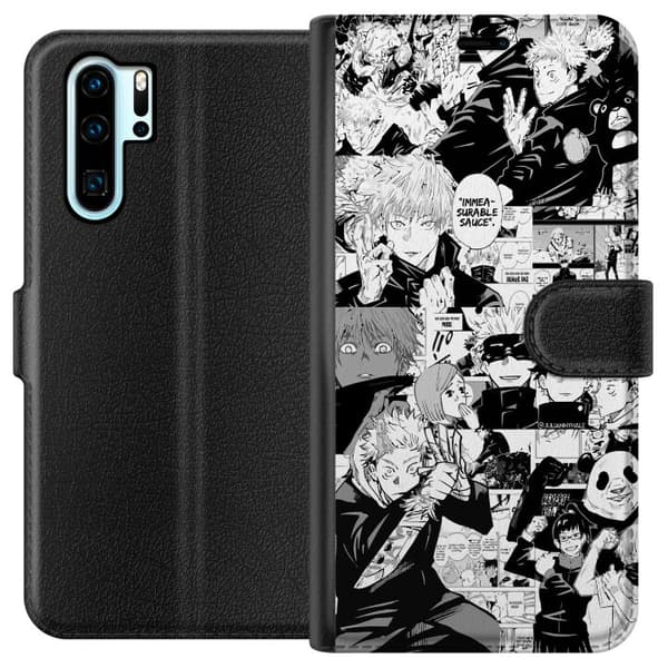 Kompatibel Tegnebogsetui til Huawei P30 Pro Jujutsu Kaisen