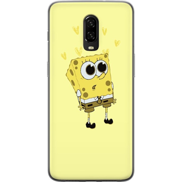 OnePlus 6T Gennemsigtig cover SvampeBob Firkant