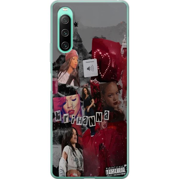 Sony Xperia 10 IV Läpinäkyvä kuori Rihanna – Iconic Fashi