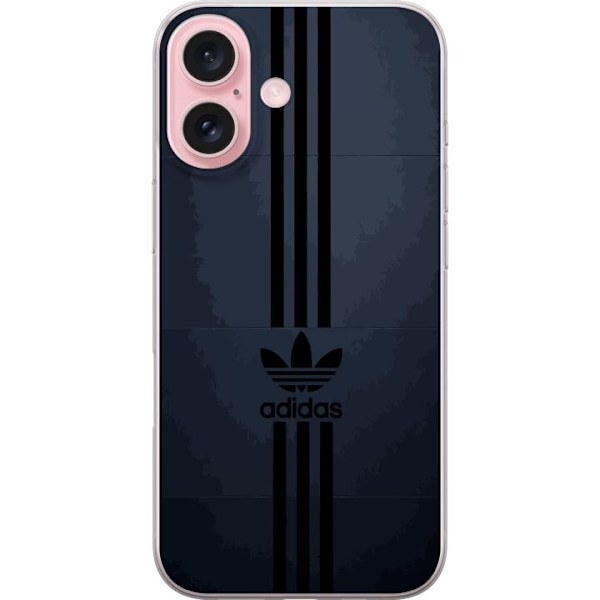 Apple iPhone 16 Läpinäkyvä kuori Adidas