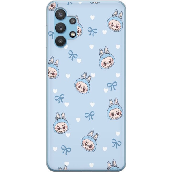 Samsung Galaxy A32 5G Läpinäkyvä kuori Labubu Tuli Henki