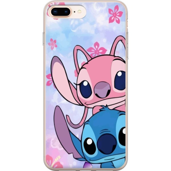 Apple iPhone 7 Plus Läpinäkyvä kuori Stitch & Angel
