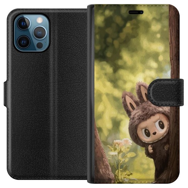 Apple iPhone 12 Pro Plånboksfodral Labubu Graffiti Vibes –