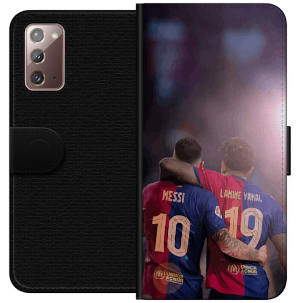 Samsung Galaxy Note20 Tegnebogsetui Lamine Yamal VS Messi