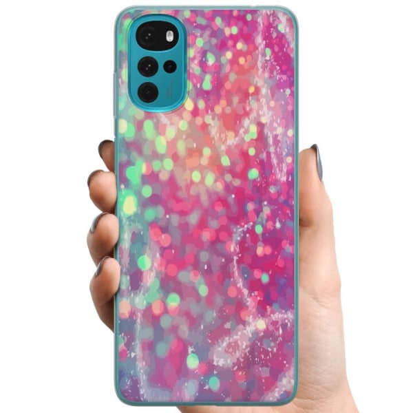 Motorola Moto G22 TPU Mobilskal Glitter