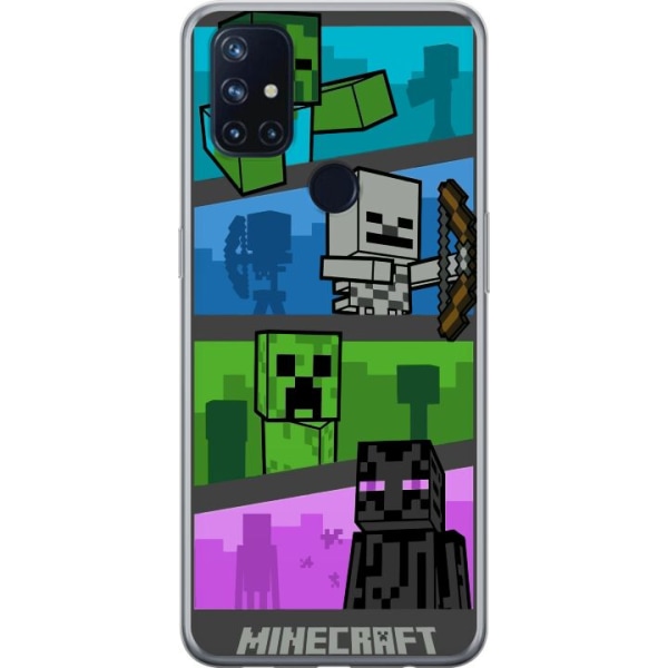 OnePlus Nord N10 5G Gennemsigtig cover Minecraft