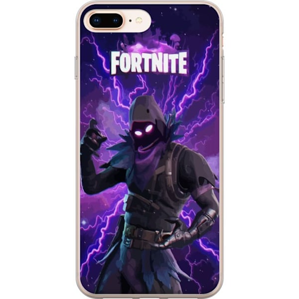 Apple iPhone 7 Plus Läpinäkyvä kuori Fortnite Raven