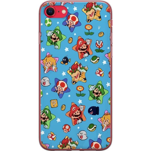 Kompatibelt Mobildeksel til Apple iPhone SE (2022) Nintendo Mario Mønster Switch-spill