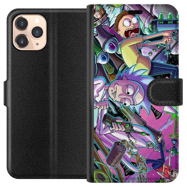 Apple iPhone 11 Pro Plånboksfodral Rick and Morty