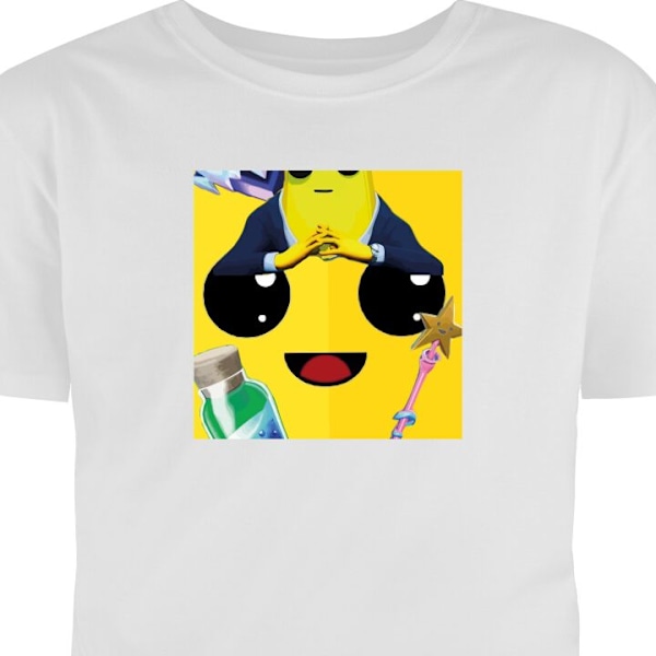 T-shirt til Voksen | Klassisk Voksen T-shirt Fortnite hvid XXL