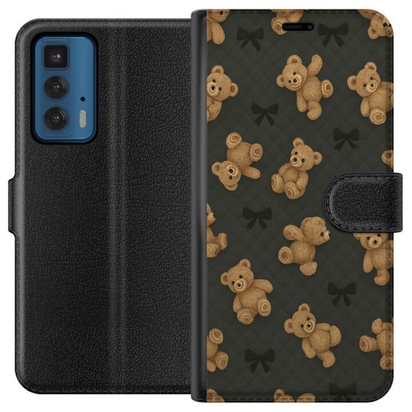 Motorola Edge 20 Pro Tegnebogsetui Teddy Knus