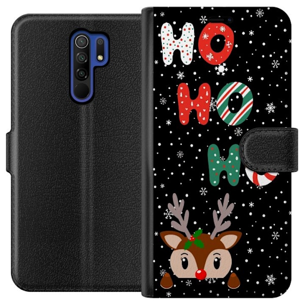 Xiaomi Redmi 9 Tegnebogsetui HO HO HO