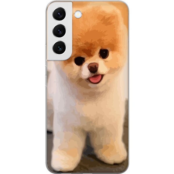 Samsung Galaxy S22+ 5G Genomskinligt Skal Hund Söt