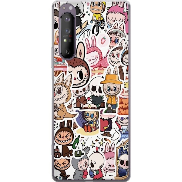 Sony Xperia 1 II Läpinäkyvä kuori Labubu All-Stars – POP MART Erikoispainos