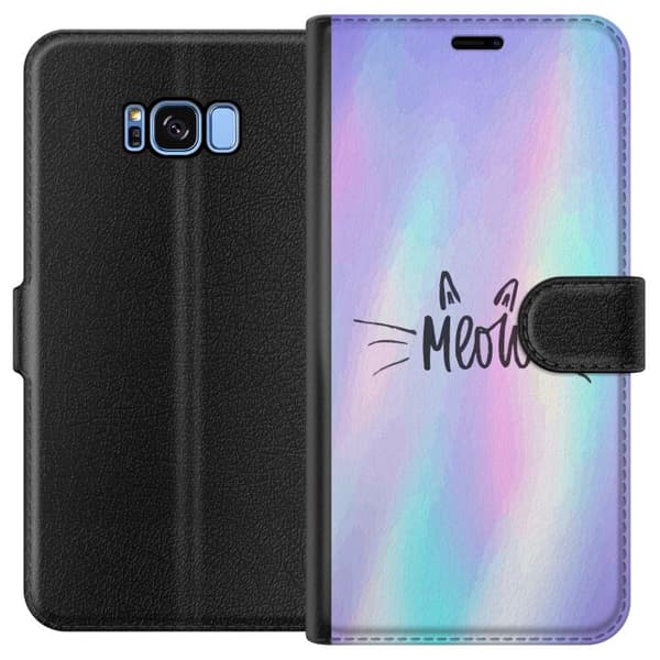 Kompatibelt Lommeboketui til Samsung Galaxy S8 Meow