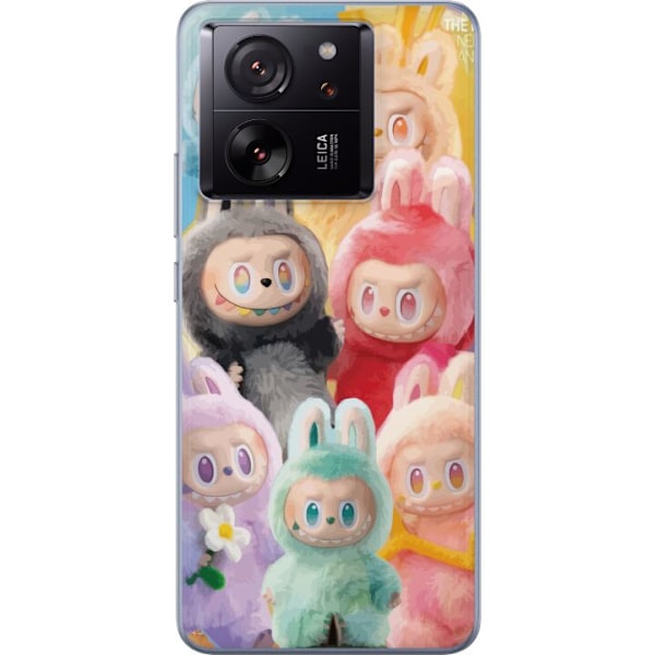 Xiaomi 13T Pro Genomskinligt Skal Labubu Sketch Style – Handritat monster i tusch