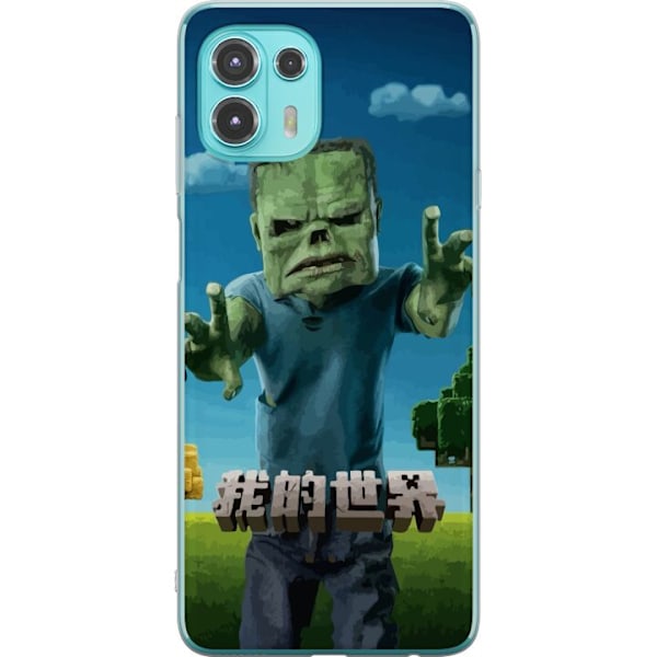 Motorola Edge 20 Lite Genomskinligt Skal A Minecraft Movie
