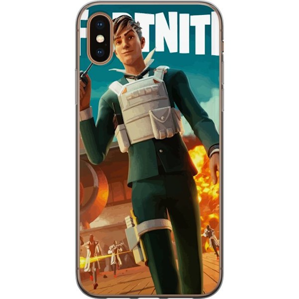 Apple iPhone X Läpinäkyvä kuori Fortnite