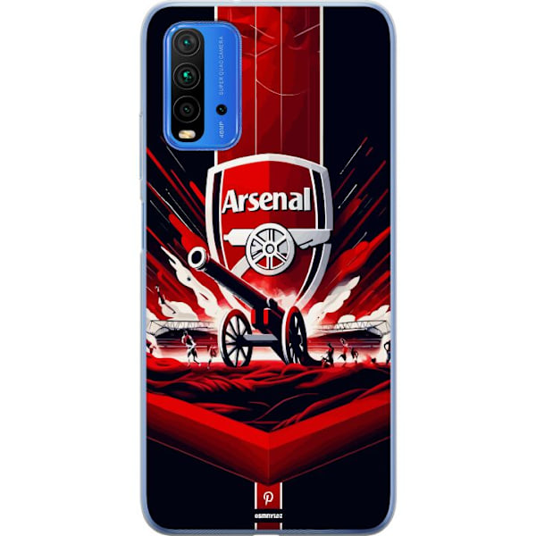 Xiaomi Redmi Note 9 4G Läpinäkyvä kuori Arsenal