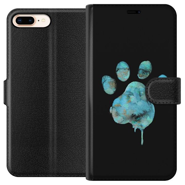 Apple iPhone 7 Plus Plånboksfodral Paw