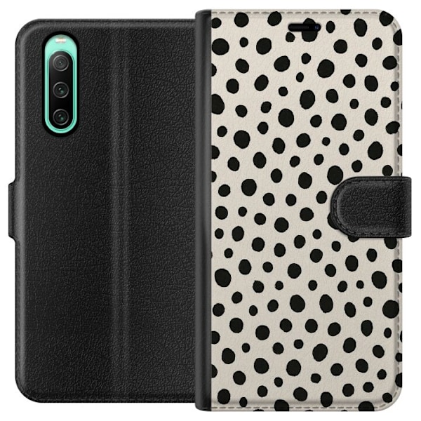 Sony Xperia 10 IV Plånboksfodral Dot Dance
