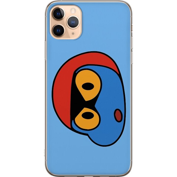 Apple iPhone 11 Pro Max Läpinäkyvä kuori Bold Bot Head