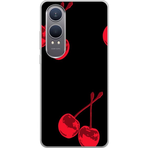 OnePlus Nord CE4 Lite Gennemsigtig cover Kirsebær