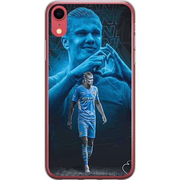 Apple iPhone XR Läpinäkyvä kuori Erling Haaland