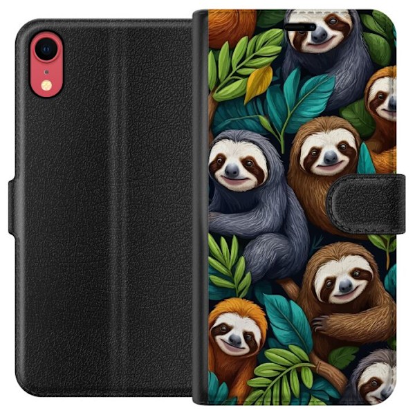 Apple iPhone XR Lompakkokotelo Sengångarstil - rentoutunut mu