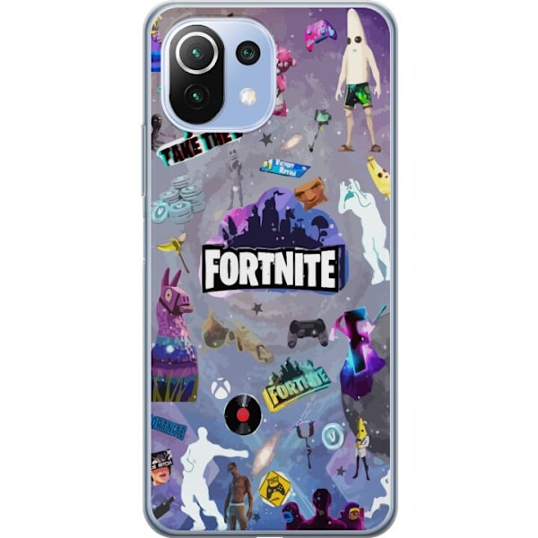 Xiaomi Mi 11 Lite Gennemsigtig cover Fortnite