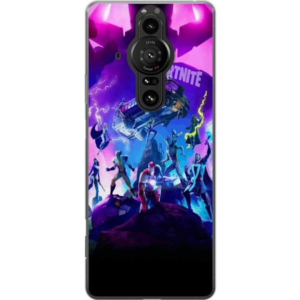 Sony Xperia Pro-I Gennemsigtig cover Fortnite