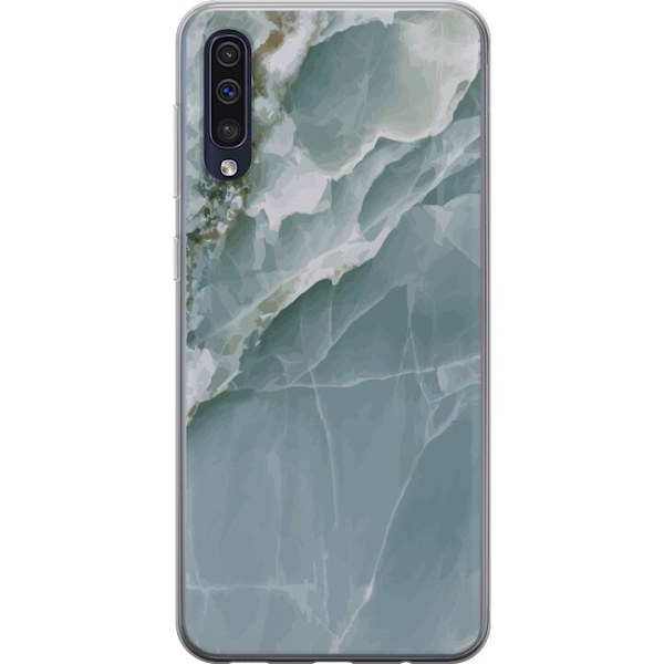 Samsung Galaxy A50 Genomskinligt Skal Marmor Isfjäll