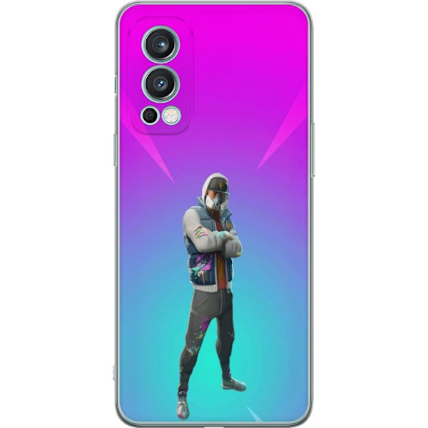 OnePlus Nord 2 5G Gennemsigtig cover sort ridder fortnite
