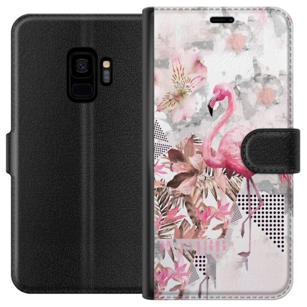 Samsung Galaxy S9 Plånboksfodral Flamingo