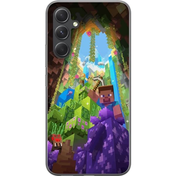 Kompatibelt Mobildeksel til Samsung Galaxy S24 Minecraft