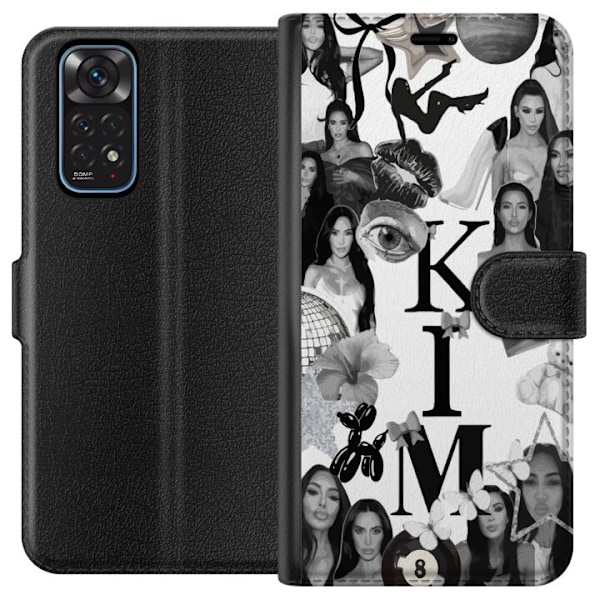 Xiaomi Redmi Note 11 Tegnebogsetui Kim Kardashian – Aestheti