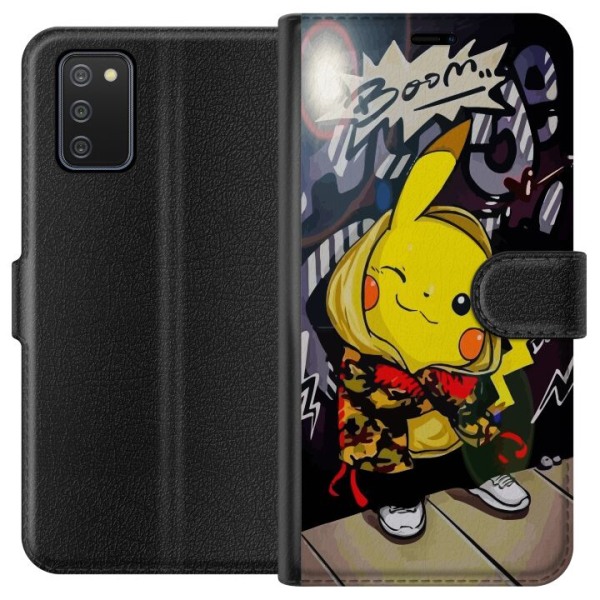 Samsung Galaxy A02s Lommeboketui Pikachu