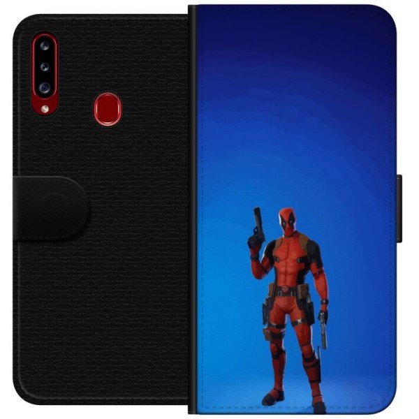 Samsung Galaxy A20s Lompakkokotelo Fortnite - Spider-Man